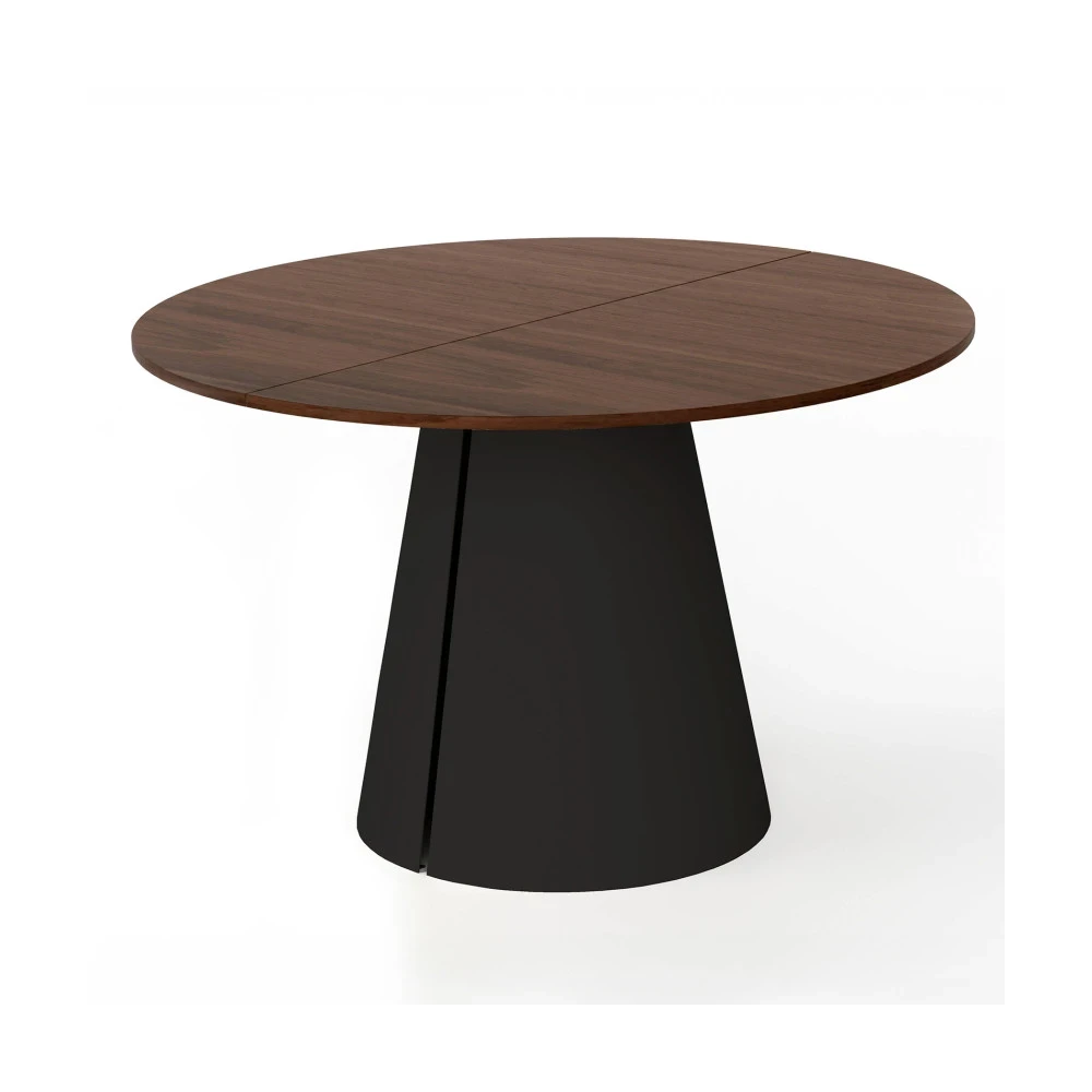 Runder ausziehbarer Tisch CORTIC Ø100, Ø120 cm