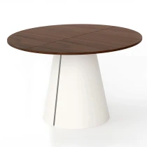 Runder ausziehbarer Tisch CORTIC Ø100, Ø120 cm