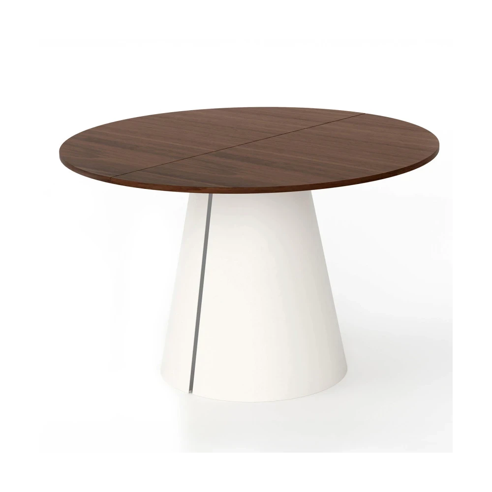 Runder ausziehbarer Tisch CORTIC Ø100, Ø120 cm