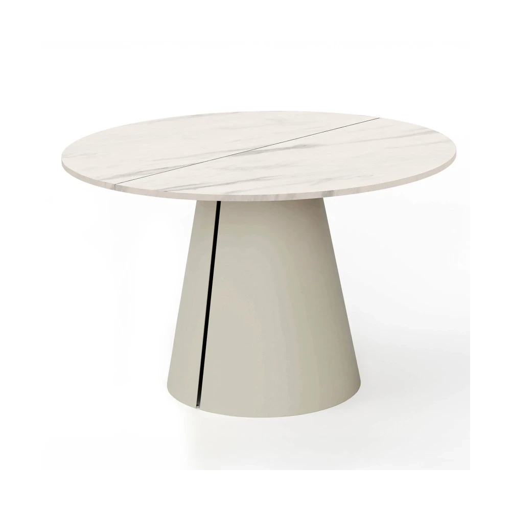 Runder ausziehbarer Tisch CORTIC Ø100, Ø120 cm