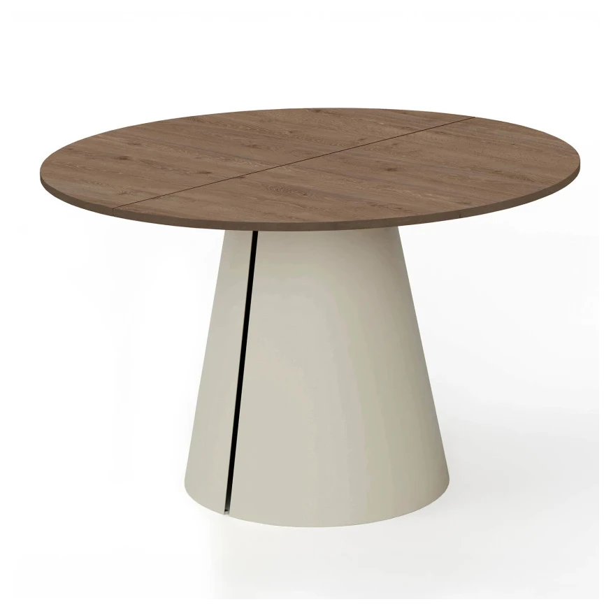 Runder ausziehbarer Tisch CORTIC Ø100, Ø120 cm