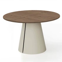 Runder ausziehbarer Tisch CORTIC Ø100, Ø120 cm