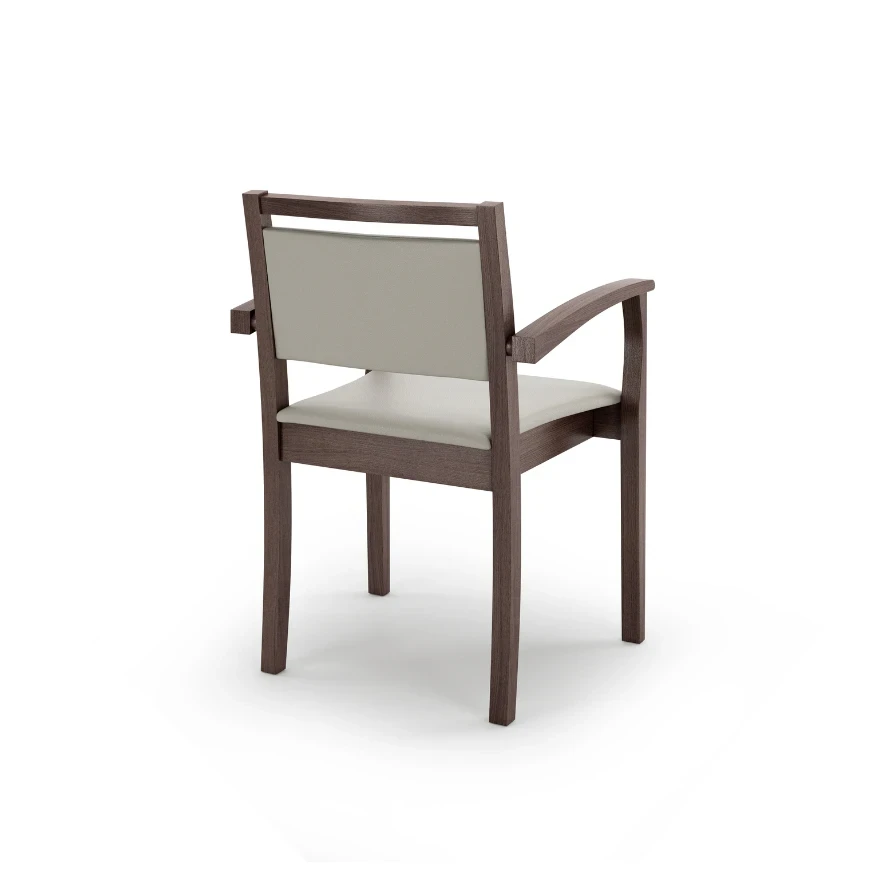 Holzstuhl GS50 mit gepolsterter Sitzfläche