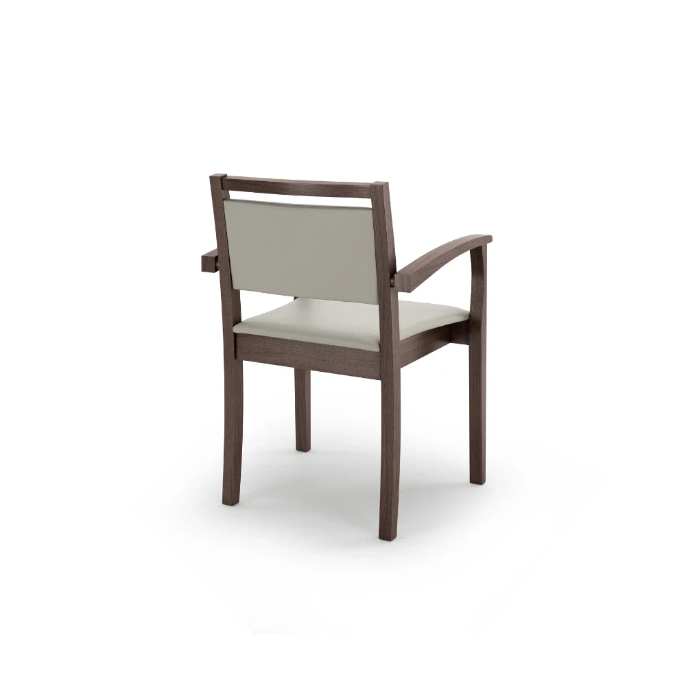 Holzstuhl GS50 mit gepolsterter Sitzfläche