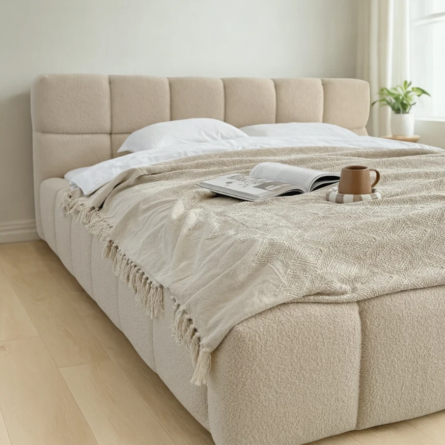 Polsterbett NUBO Medium 140x200 cm mit bettkasten