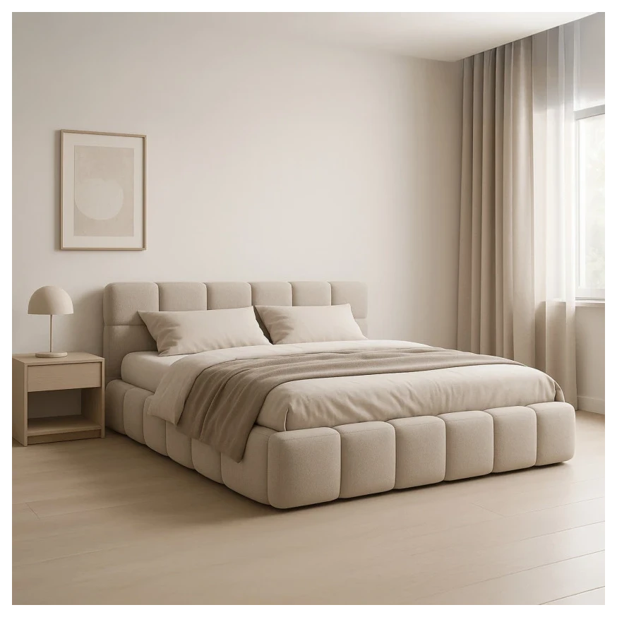 Polsterbett NUBO Medium 160x200 cm mit bettkasten