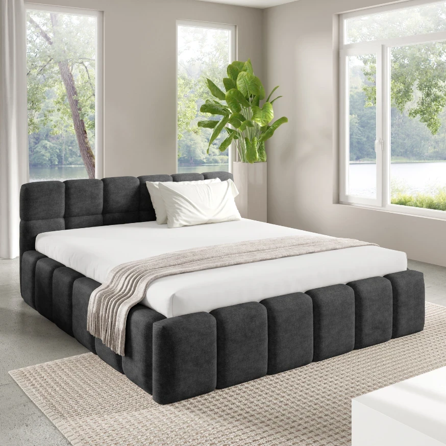 Polsterbett NUBO Medium 180x200 cm mit bettkasten Polsterbett NUBO Medium 180x200 cm mit bettkasten