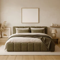 Polsterbett KALLA Medium 180x200 cm mit bettkasten