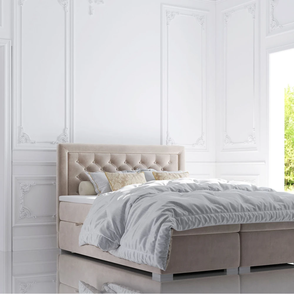 Boxspringbett GLAMI 200x200 cm Boxspringbett GLAMI 200x200 cm