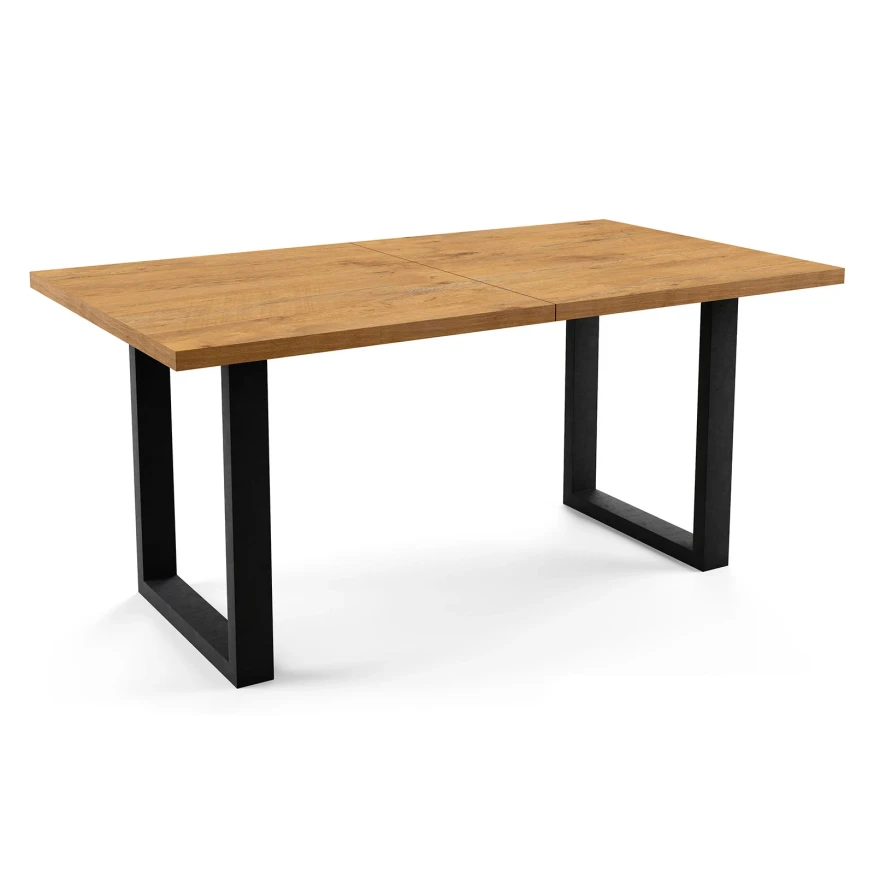 LOFFTI rechteckiger Tisch mit Metallbeinen