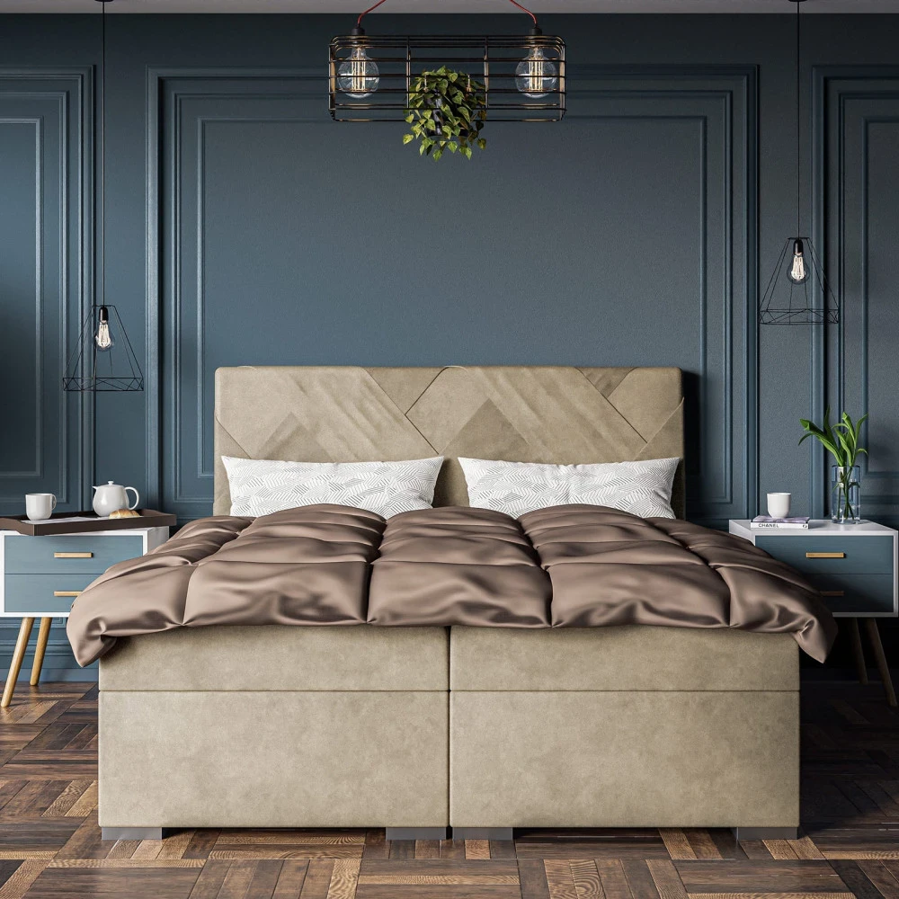 Boxspringbett BEAM 200x200 cm