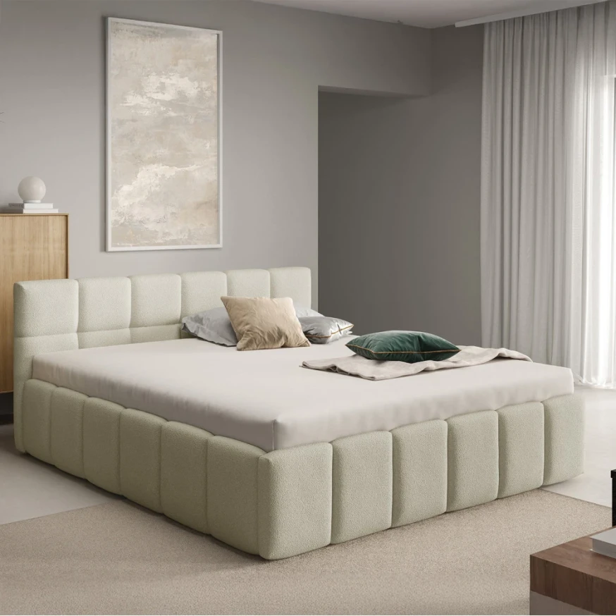 Polsterbett NUBO Slim 140x200 cm mit bettkasten Polsterbett NUBO Slim 140x200 cm mit bettkasten