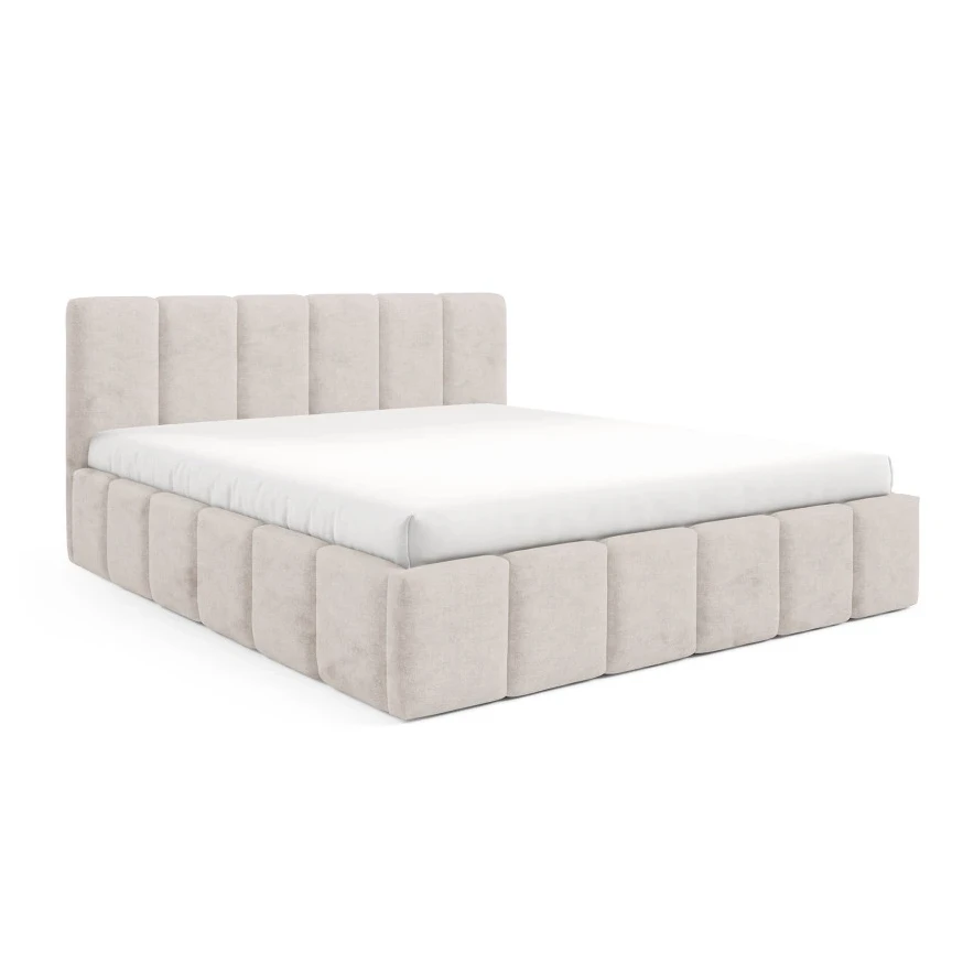 Polsterbett KALLA Slim 160x200 cm mit bettkasten