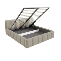 Polsterbett KALLA Slim 160x200 cm mit bettkasten