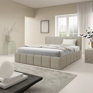 Polsterbett KALLA Slim 180x200 cm mit bettkasten