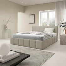 Polsterbett KALLA Slim 180x200 cm mit bettkasten