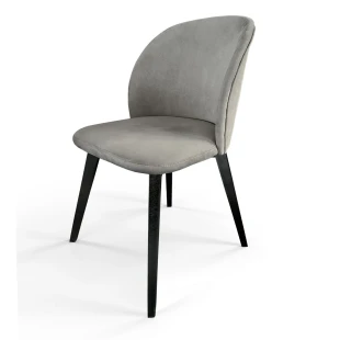 Gepolsterter M101-Stuhl mit Loft-Holzbeinen