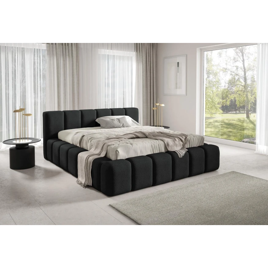 Polsterbett KALLA Premium 140x200 cm mit bettkasten