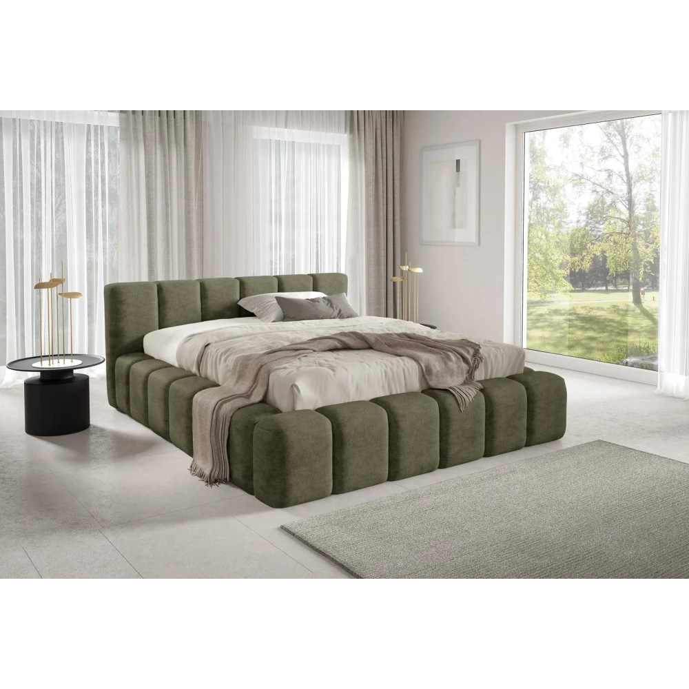 Polsterbett KALLA Premium 160x200 cm mit bettkasten