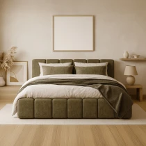 Polsterbett KALLA Premium 140x200 cm mit bettkasten