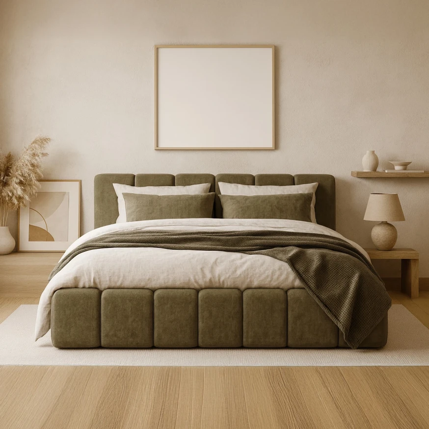 Polsterbett KALLA Premium 180x200 cm mit bettkasten