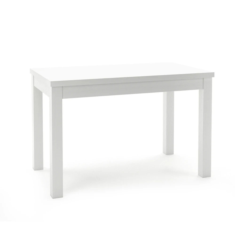 Rechteckiger ausziehbarer Holztisch HALEN, furniert mit natürlichem Buchenholzfurnier