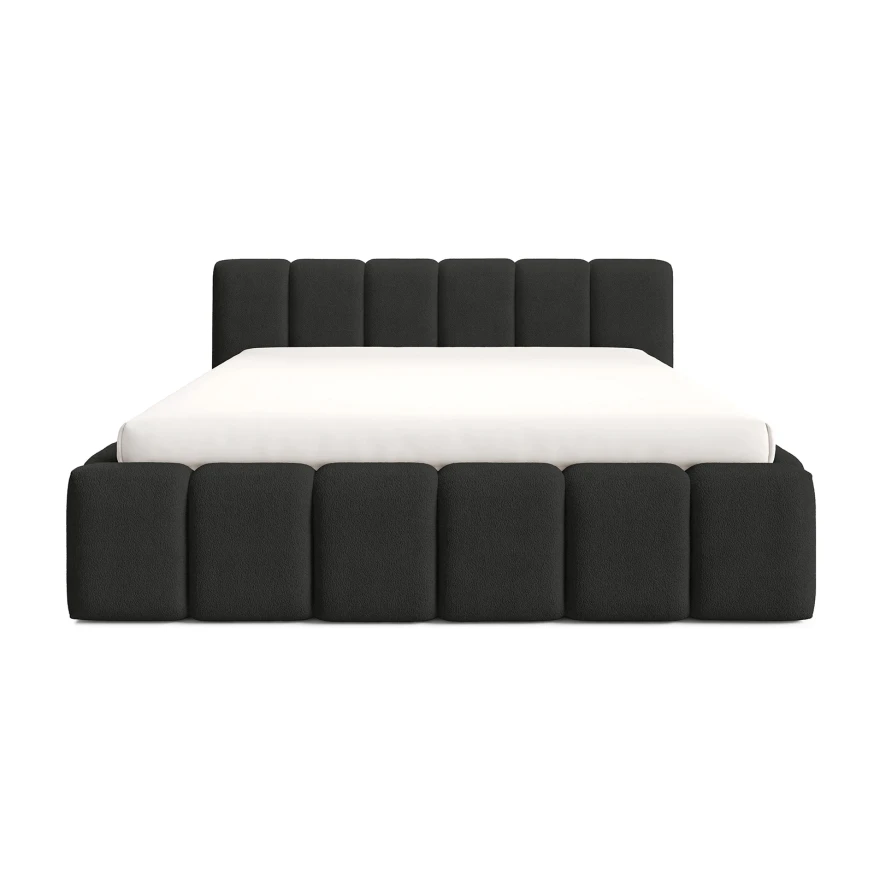 Polsterbett KALLA Medium 160x200 cm mit bettkasten