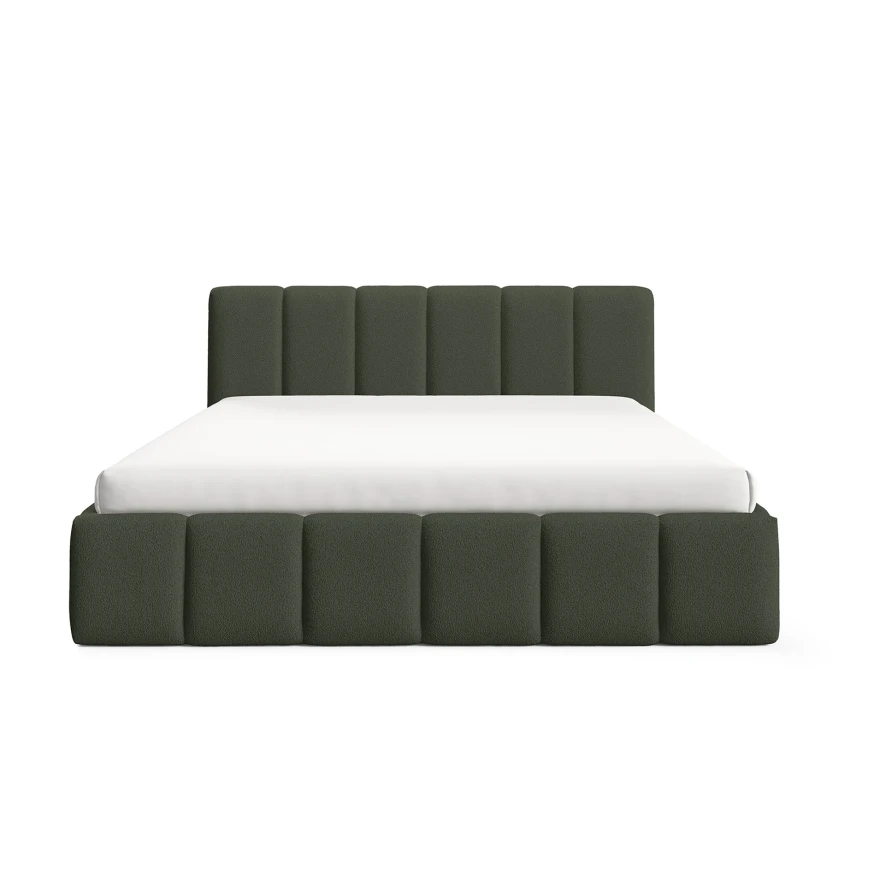 Polsterbett KALLA Slim 140x200 cm mit bettkasten