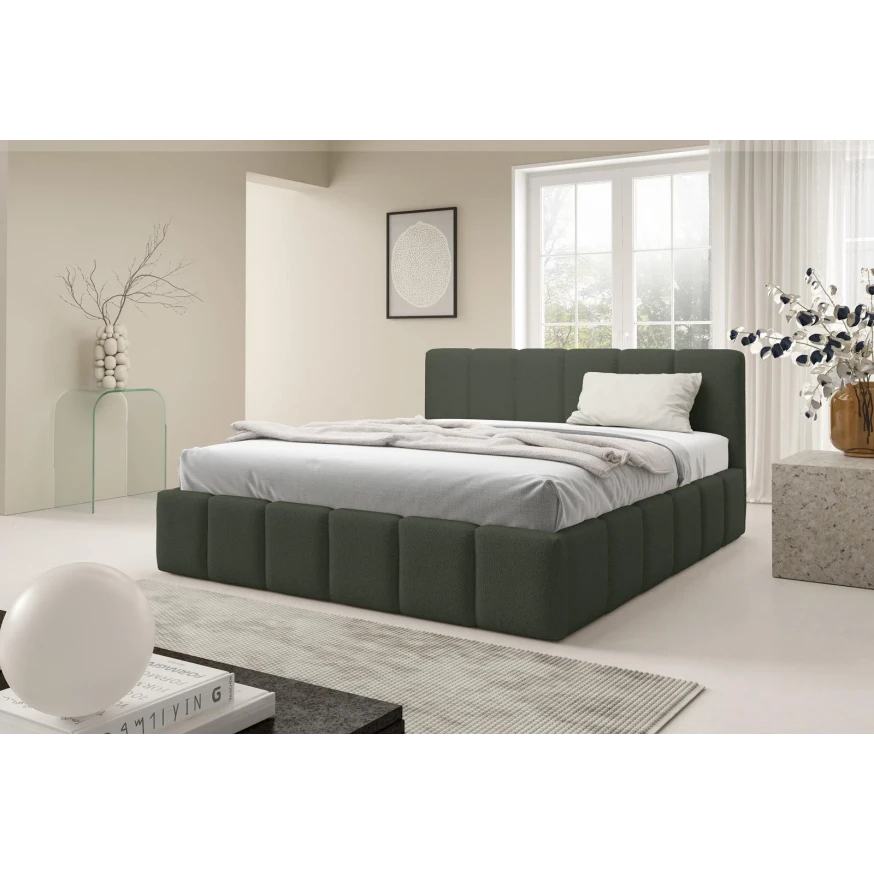 Polsterbett KALLA Slim 160x200 cm mit bettkasten