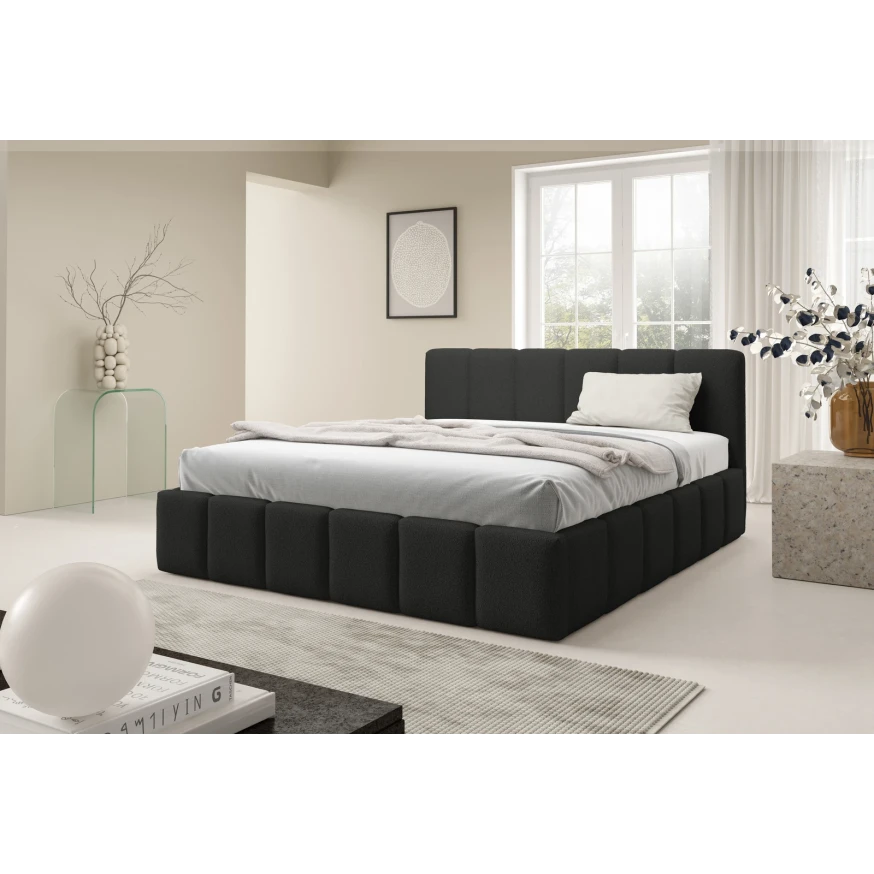 Polsterbett KALLA Slim 160x200 cm mit bettkasten