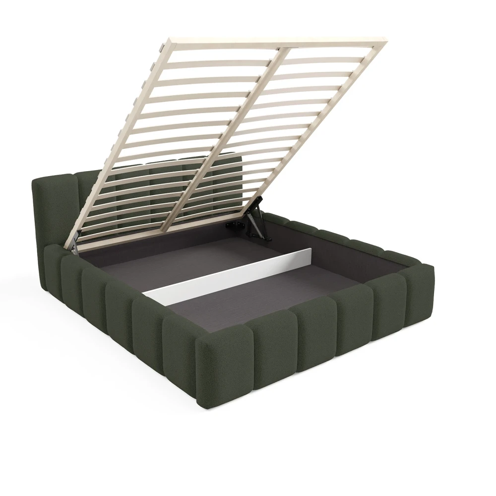 Polsterbett KALLA Slim 160x200 cm mit bettkasten