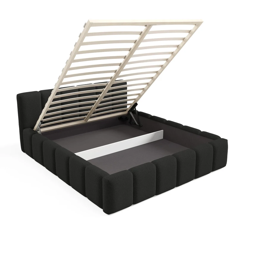 Polsterbett KALLA Slim 160x200 cm mit bettkasten