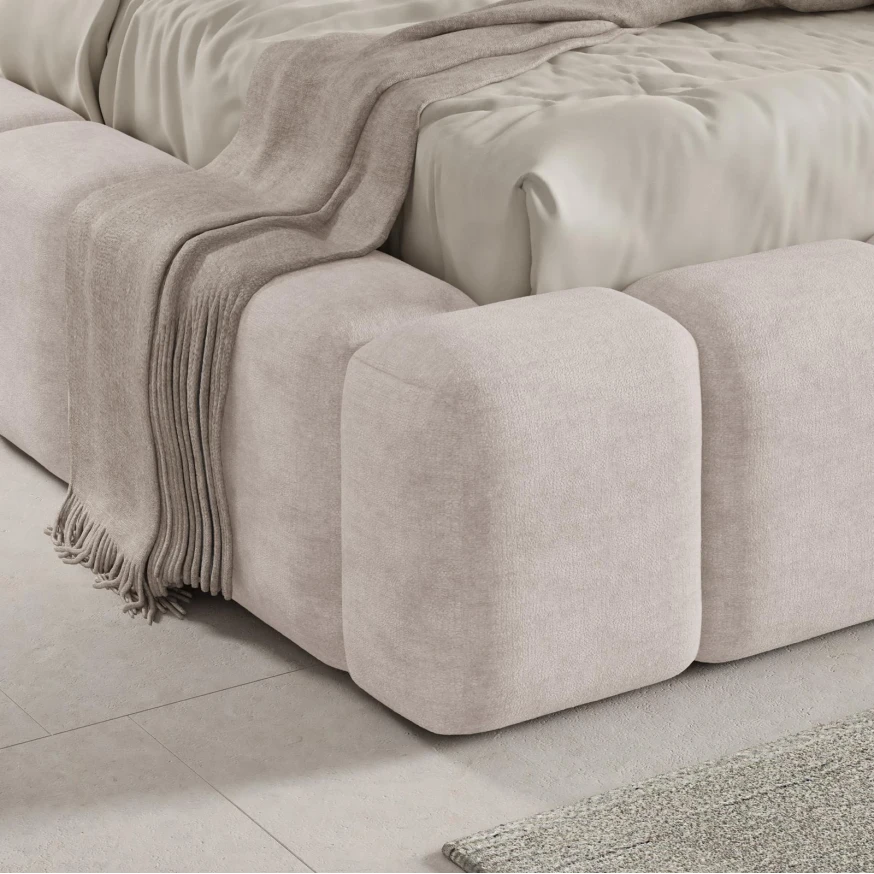 Polsterbett NUBO Premium 140x200 cm mit bettkasten