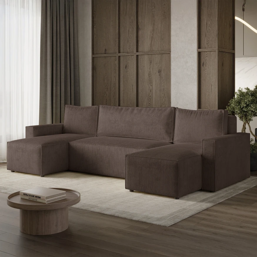 Ecksofa LIVIO U mit schlaffunktion