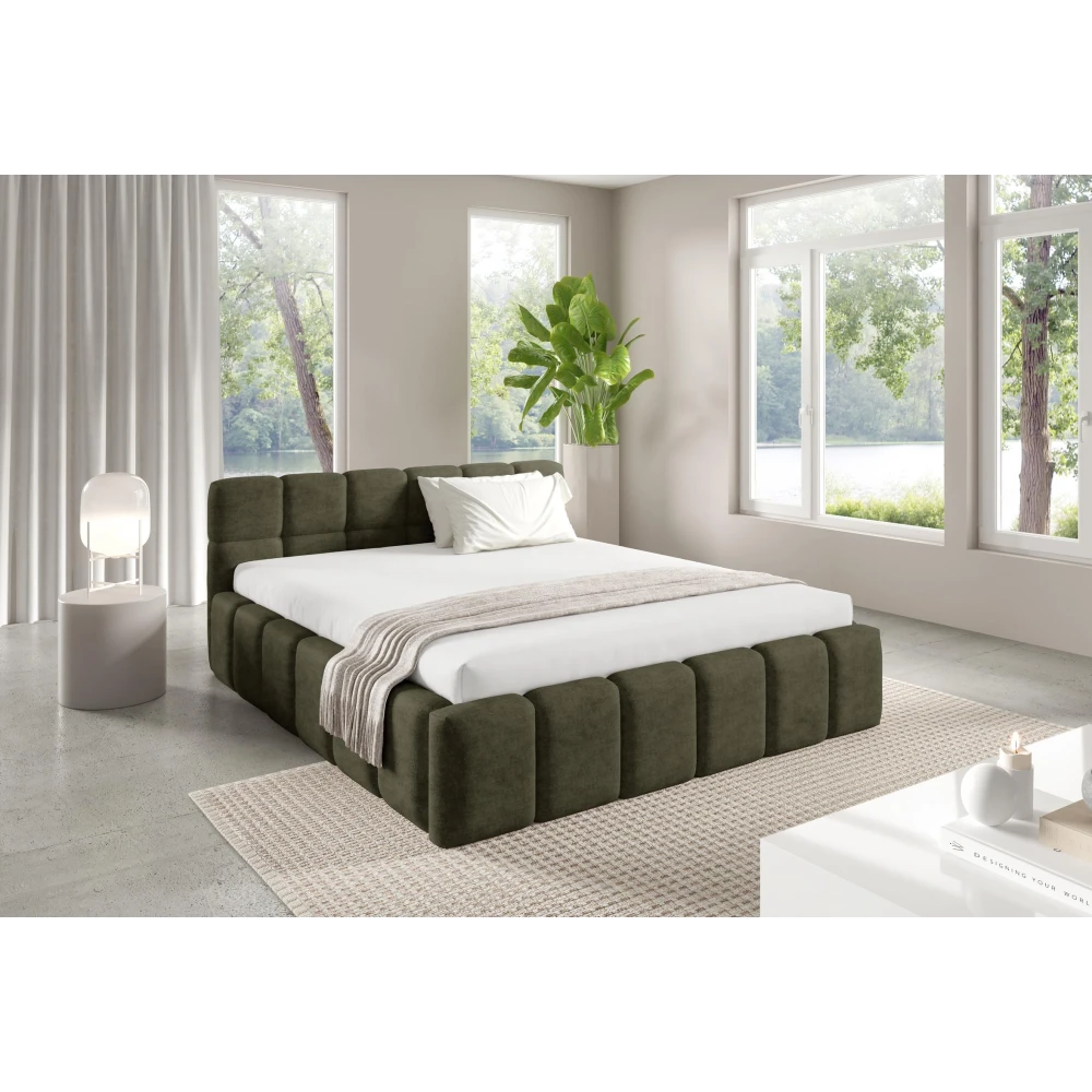 Polsterbett NUBO Medium 140x200 cm mit bettkasten