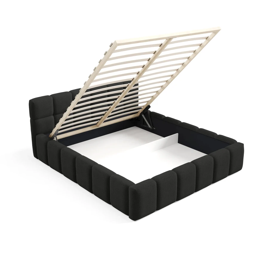 Polsterbett NUBO Medium 160x200 cm mit bettkasten