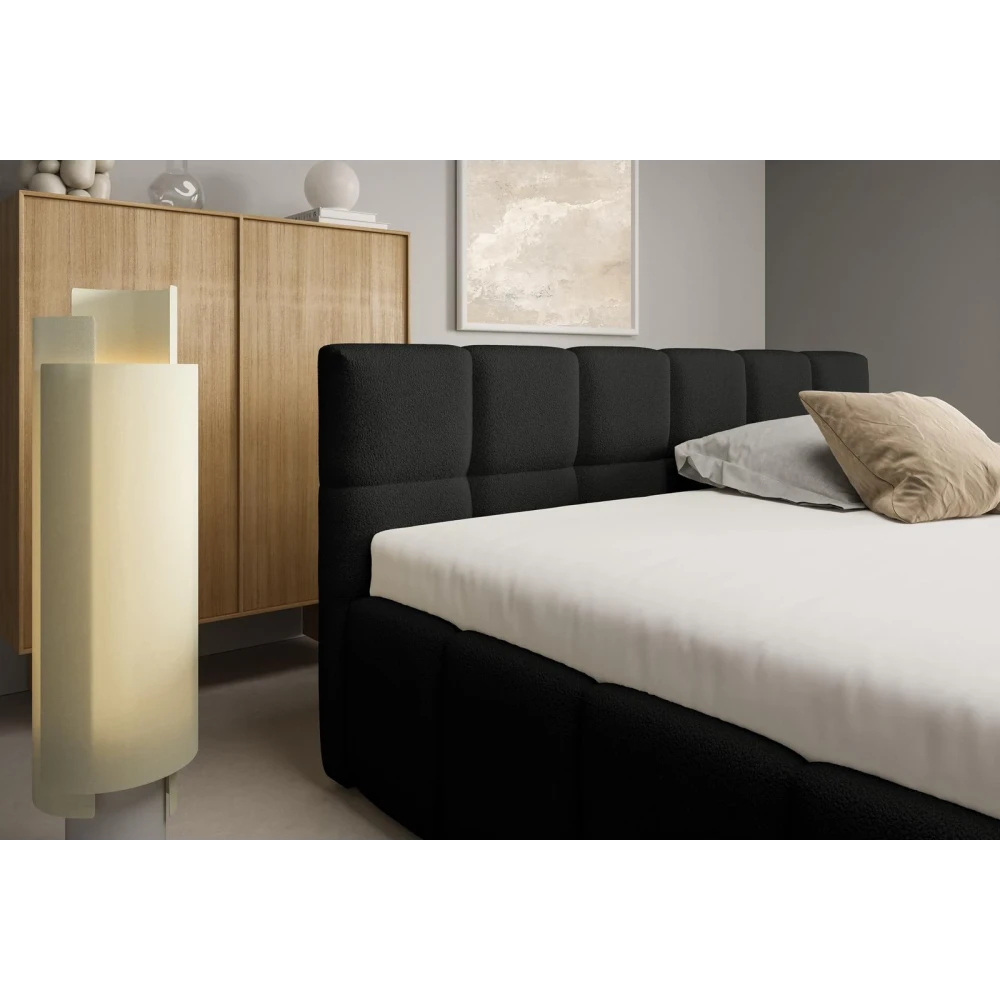 Polsterbett NUBO Slim 140x200 cm mit bettkasten