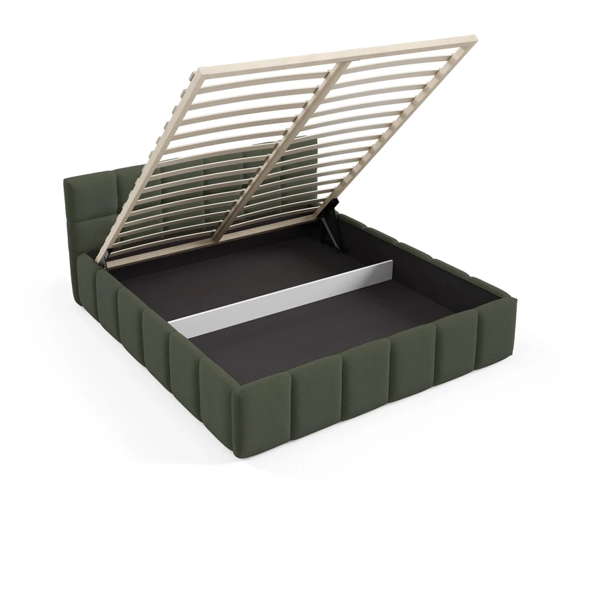 Polsterbett NUBO Slim 140x200 cm mit bettkasten