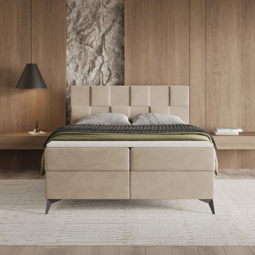 Boxspringbett CUBE 3D 160x200 cm