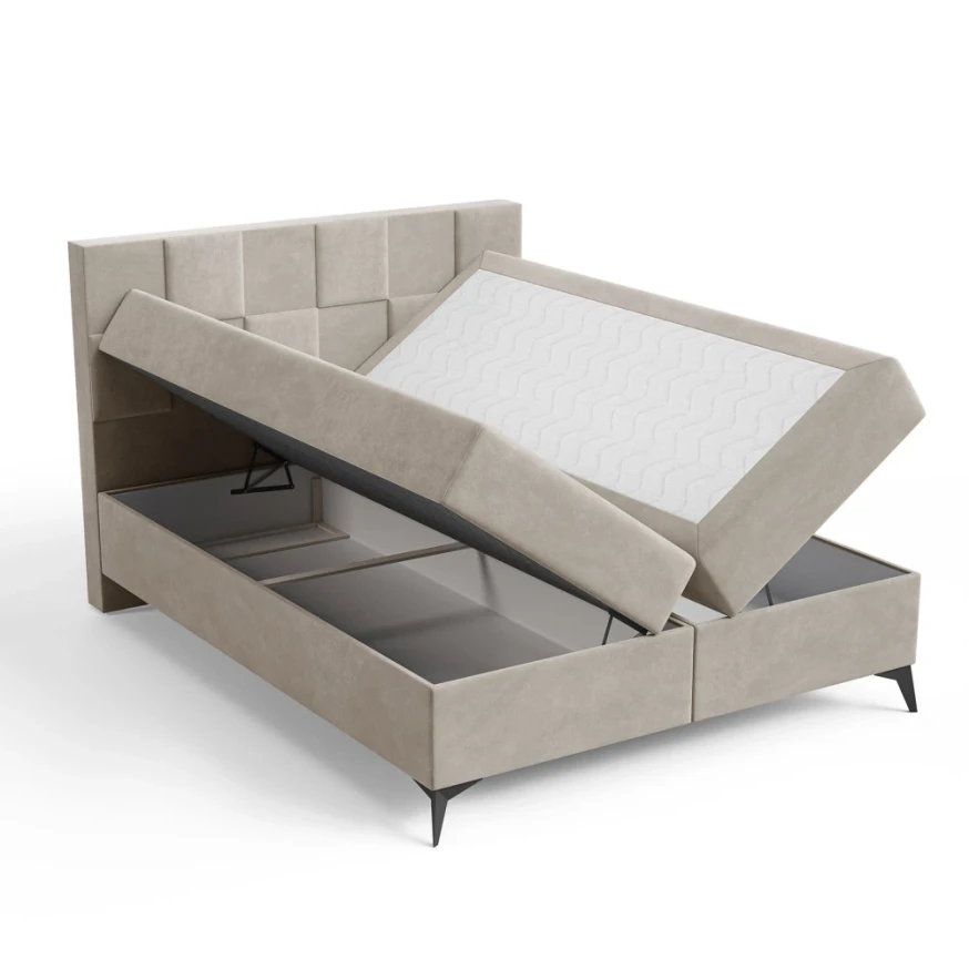 Boxspringbett CUBE 3D 180x200 cm