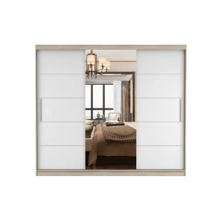 Schwebetürenschrank ASTA mit Spiegel 250 cm