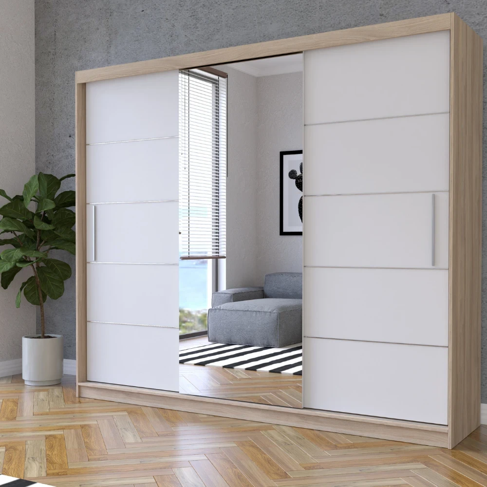 Schwebetürenschrank ASTA mit Spiegel 250 cm