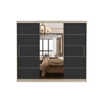 Schwebetürenschrank ASTA mit Spiegel 250 cm