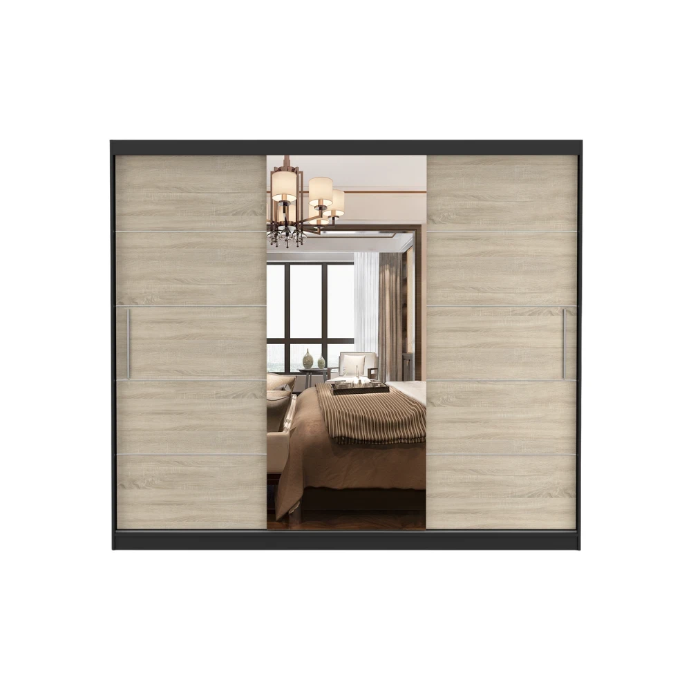 Schwebetürenschrank ASTA mit Spiegel 250 cm