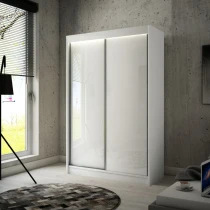 Schwebetürenschrank PIK 120 cm lacobel