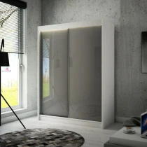 Schwebetürenschrank PIK 150 cm lacobel