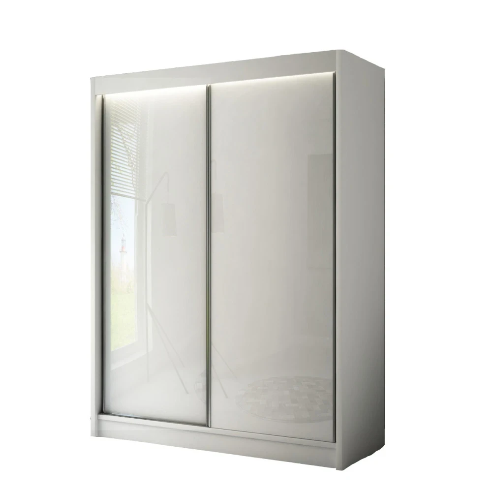 Schwebetürenschrank PIK 200 cm lacobel