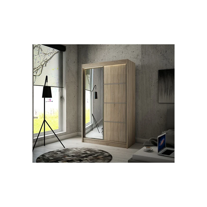 Schwebetürenschrank PEKO 120 cm