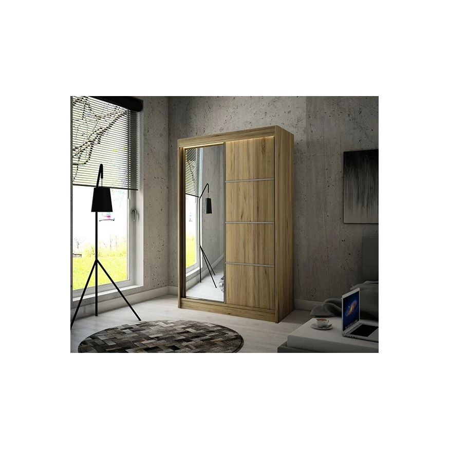 Schwebetürenschrank PEKO 120 cm