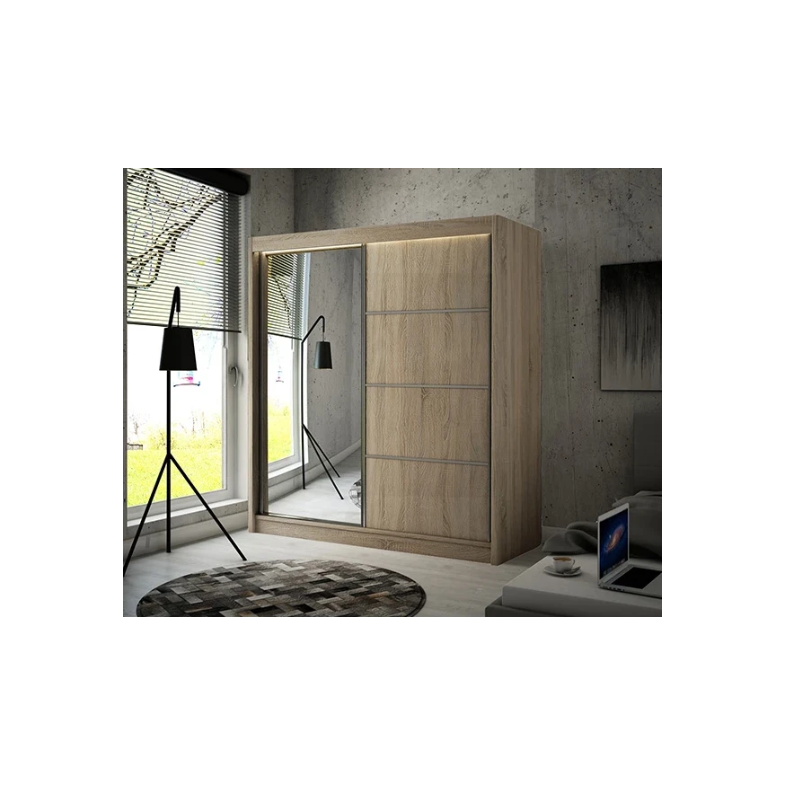 Schwebetürenschrank PEKO 200 cm